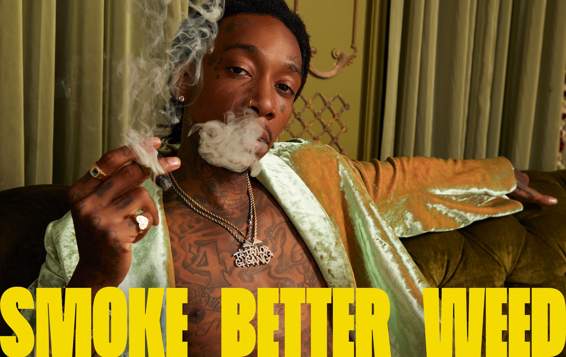 cannabis brand identity for wiz khalifa's weed